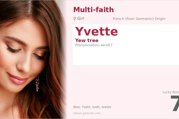 Yvette Name Meaning — French Origin, Girl Name & Etymology (2025)