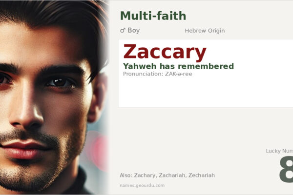 Zaccary Name Meaning — Hebrew Origin, Boy Name & Details (2025)