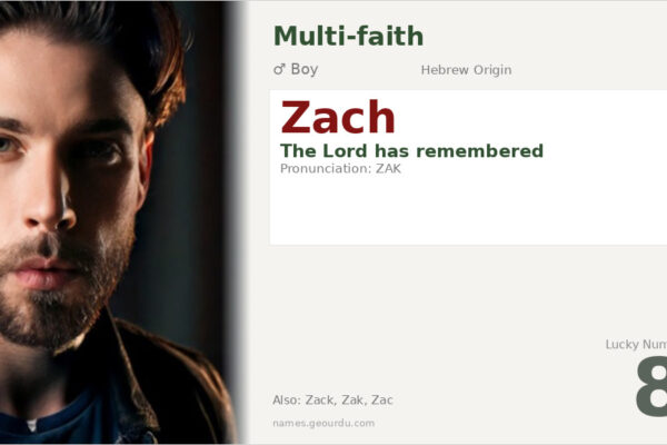 Zach Name Meaning — Hebrew Origin, Boy Name & Details (2025)