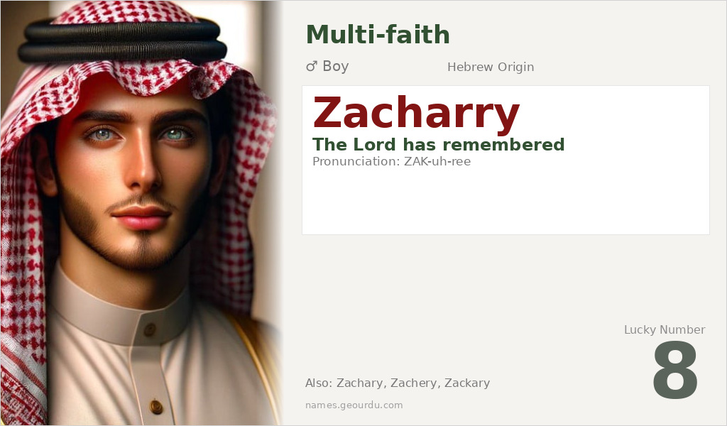 Zacharry Name Meaning and Details