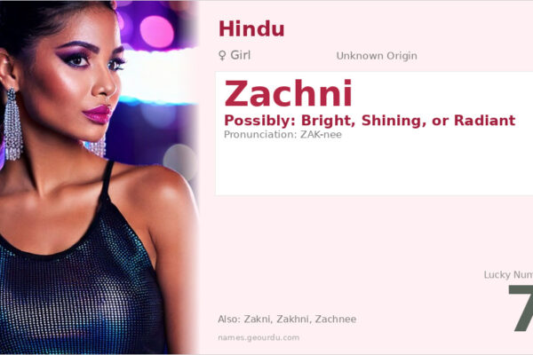 Zachni Name Meaning — Origin, Gender & Details (2025)