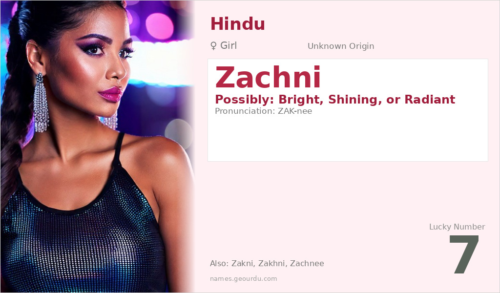Zachni Name Meaning and Details