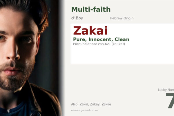 Zakai Name Meaning — Hebrew Origin, Boy Name & Details (2025)
