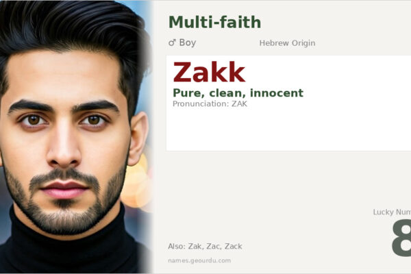 Zakk Name Meaning — Hebrew Origin, Boy Name & Details (2025)