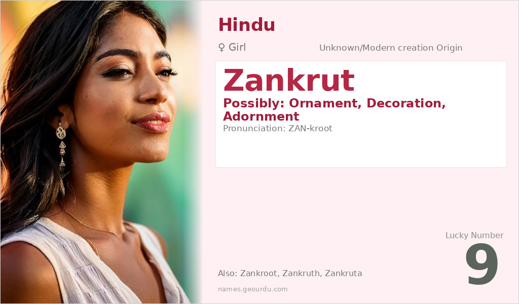 Zankrut Name Meaning and Details