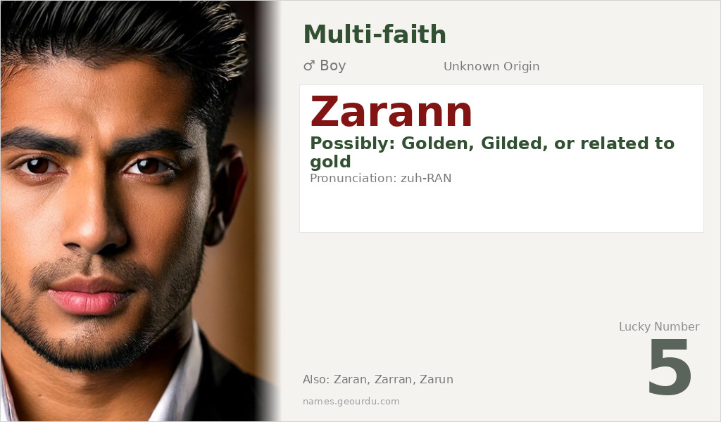 Zarann Name Meaning and Details