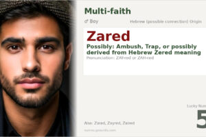 Zared Name Meaning and Details