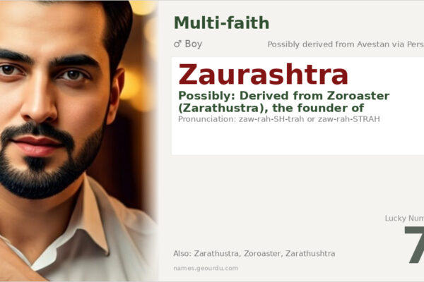 Zaurashtra Name Meaning — Origin, Gender & Details (2025)