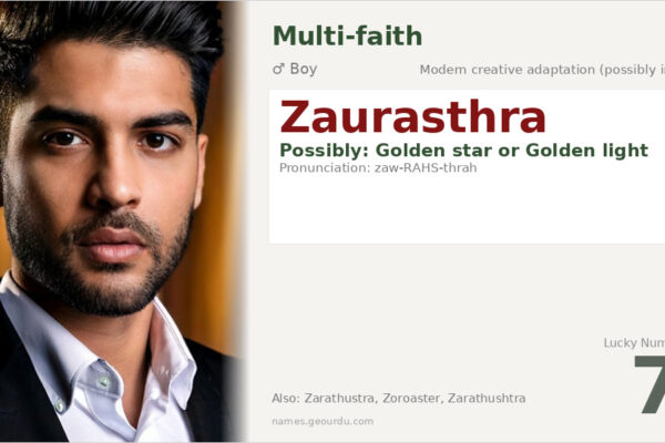 Zaurasthra Name Meaning — Origin, Gender & Details (2025)