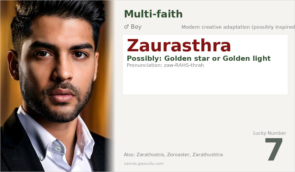 Zaurasthra Name Meaning and Details