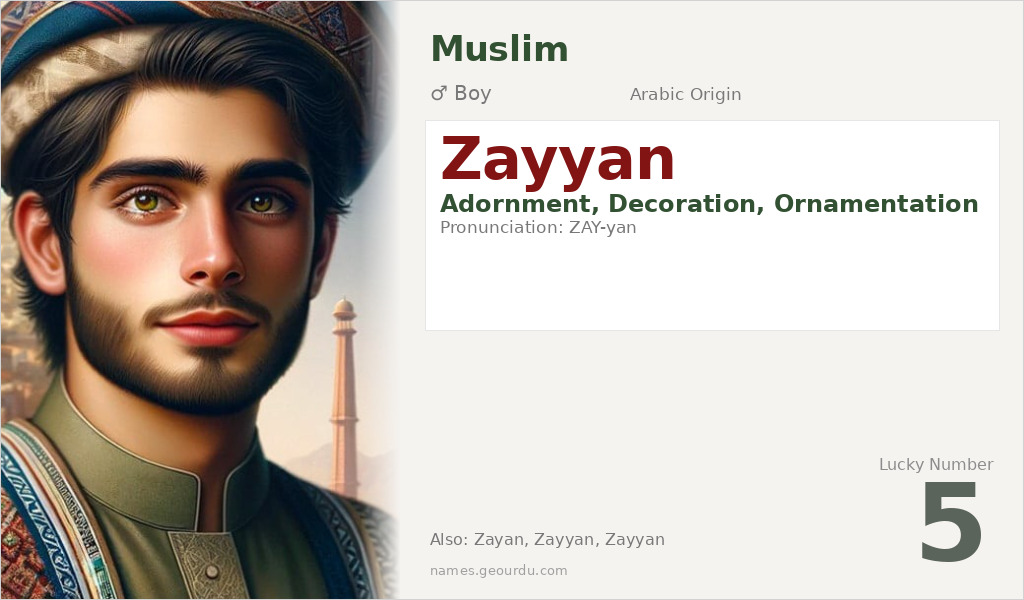 Zayyan Name Meaning and Details