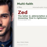 Zed Name Meaning and Details