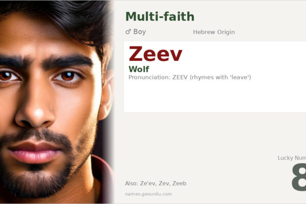 Zeev Name Meaning — Hebrew Origin, Boy Name & Details (2025)