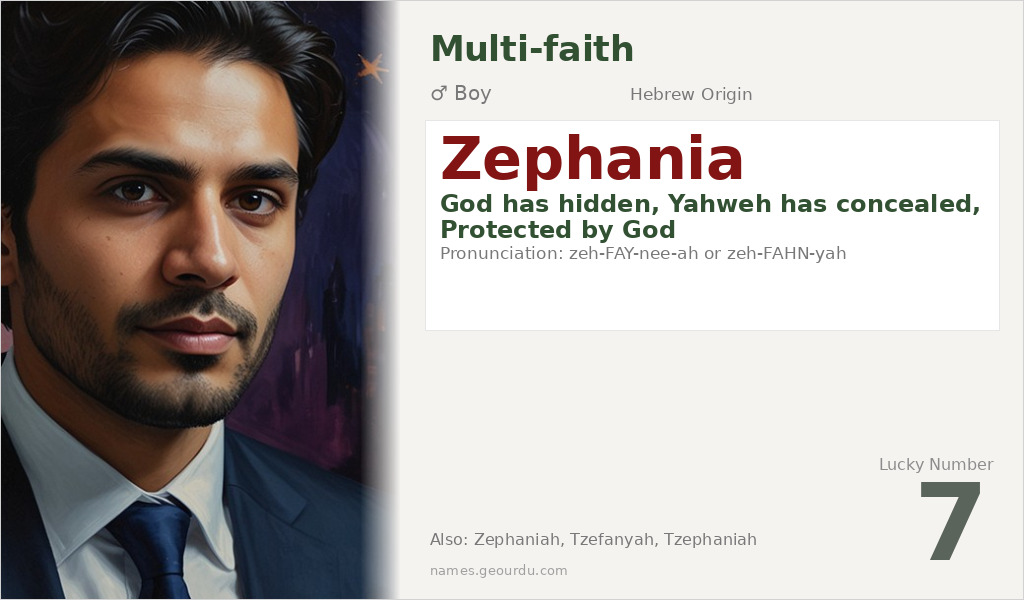 Zephania Name Meaning and Details