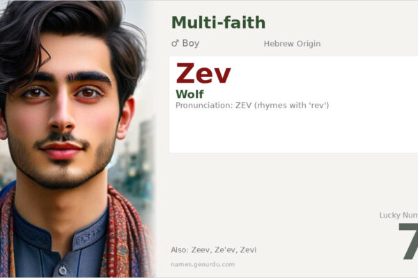 Zev Name Meaning — Hebrew Origin, Boy Name & Wolf Symbolism (2025)