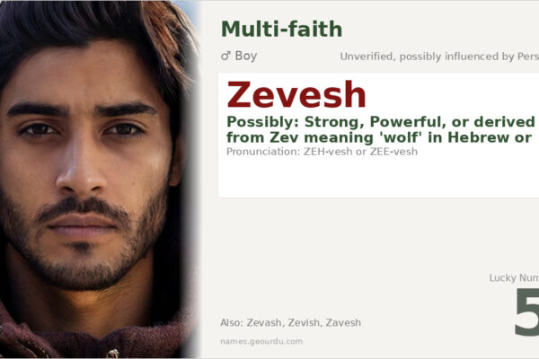 Zevesh Name Meaning — Origin, Gender & Details (2025)