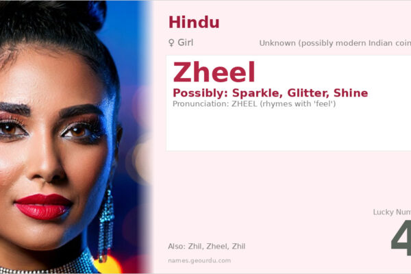 Zheel Name Meaning — Origin, Gender & Details (2025)