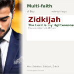 Zidkijah Name Meaning and Details