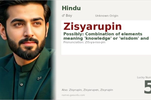 Zisyarupin Name Meaning — Origin, Gender & Details (2025)