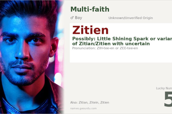 Zitien Name Meaning — Origin, Gender & Details (2025)
