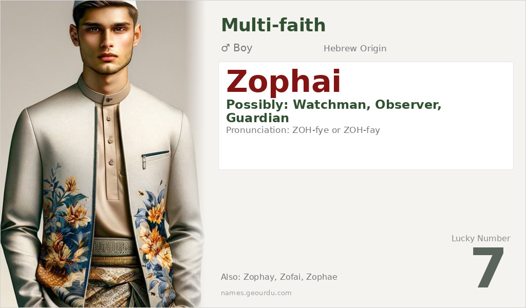 Zophai Name Meaning and Details