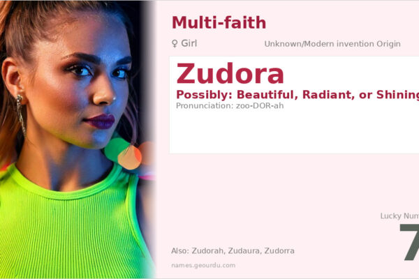 Zudora Name Meaning — Origin, Gender & Details (2025)
