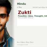 Zukti Name Meaning and Details