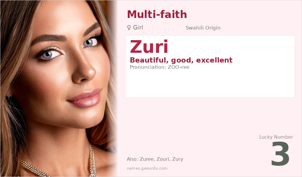 Zuri Name Meaning and Details